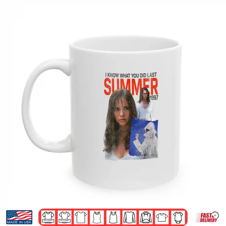 Mug I Know What You Did Last Summer Poster Collage Retro Horror Shirt