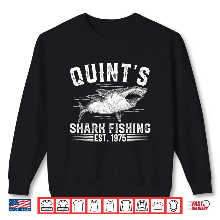Sweatshirt Quints Shark Fishing 1975 Shirt