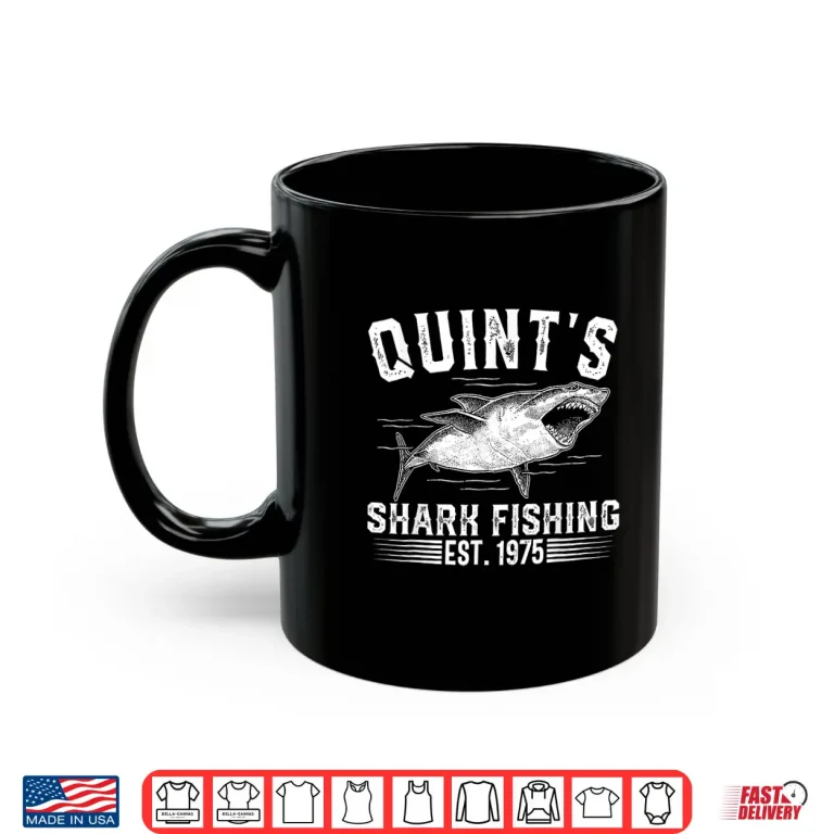 Mug Quints Shark Fishing 1975 Shirt