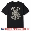 Funny Corgi Snacks Quote Cookie Humor Cute Puppy Art Shirt