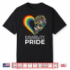 Disability Pride Flag July Disabled Pride Month Awareness Shirt