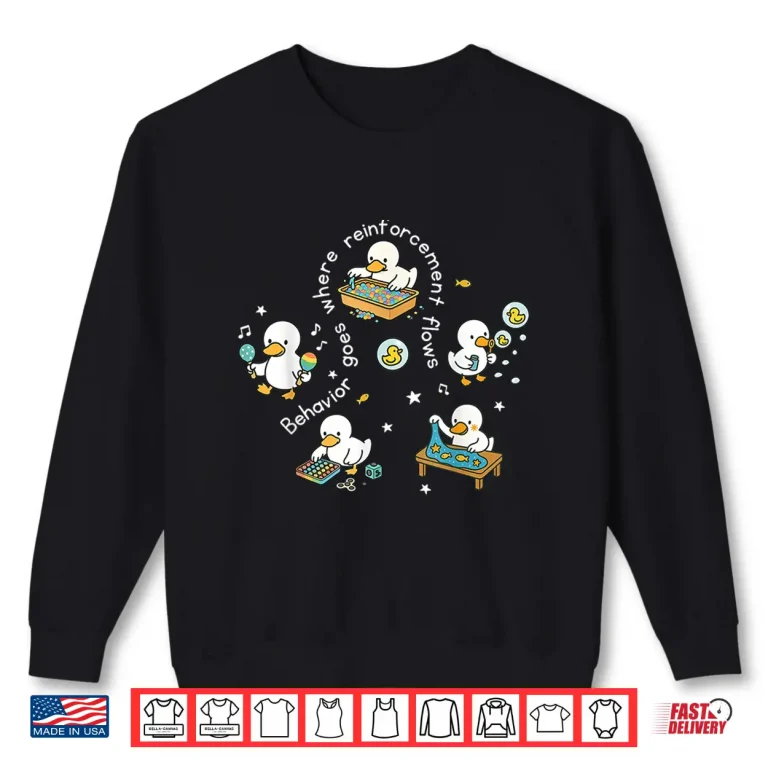 Sweatshirt Behavior Analyst Silly Goose RBT ABA Therapy Sped Teacher Shirt 1
