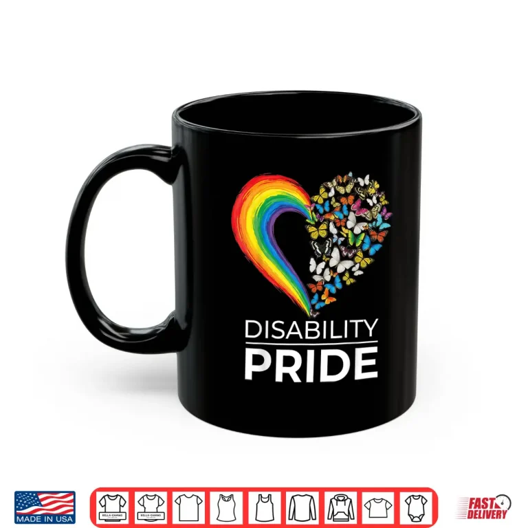 Mug Disability Pride Flag July Disabled Pride Month Awareness Shirt 1