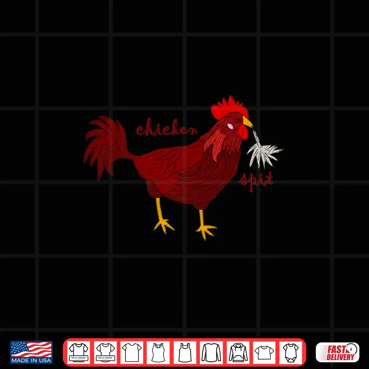 Chicken Spit Funny Shirt Chicken Spit Funny Shirt