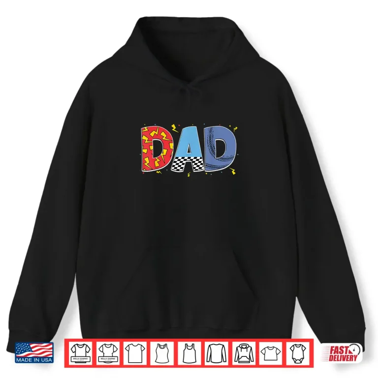 Hoodie Mom Birthday Boy Racing Car Family Matching Shirt 1