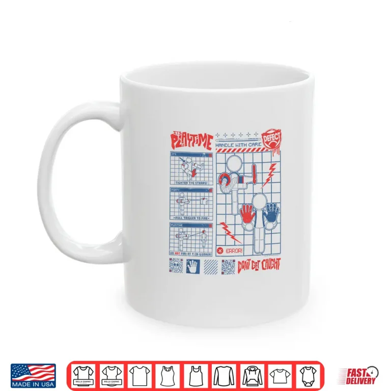Mug Poppy Playtime Its Playtime Player Instruction Manual Shirt 1