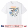 Santorini Greece Sunset Dreamscape Illustration Shirt
