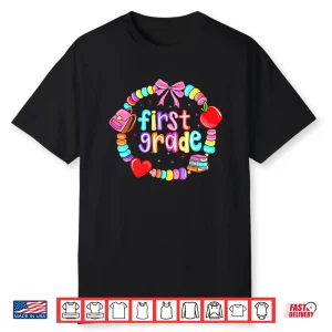 First Day Of 1St Grade Friendship Bracelet Back To School Shirt