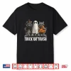 Trick Or Trash Raccoon Halloween Funny Creepy Shirt