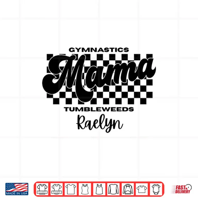 Design Tumbleweeds Gymnastics Mama Shirt
