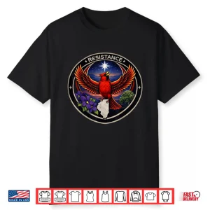 Illinois Il Rebel Bird Alliance Resistance No Kings 2026 Shirt