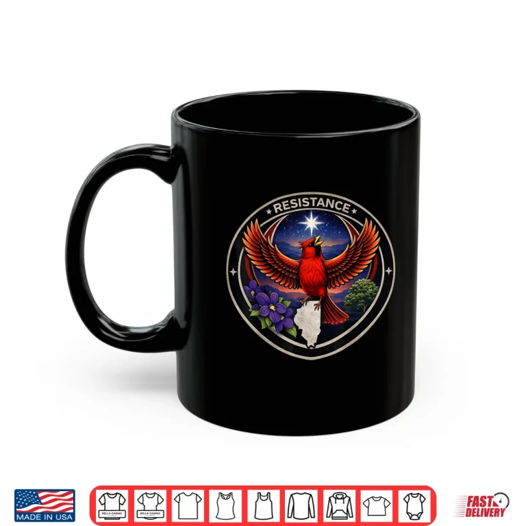 Mug Illinois Il Rebel Bird Alliance Resistance No Kings 2026 Shirt