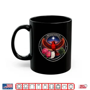 Mug Indiana In Rebel Bird Alliance Resistance No Kings 2026 Shirt