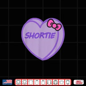 Valentines Day Candy Sweet Hearts Love Shortie Shirt 3 Design Valentines Day Candy Sweet Hearts Love Shortie Shirt