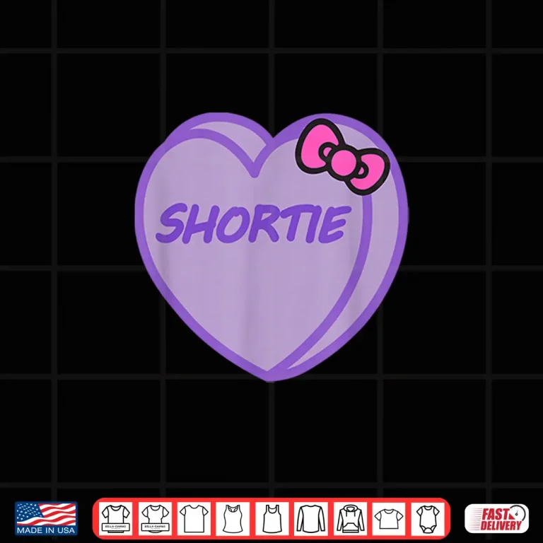 Design Valentines Day Candy Sweet Hearts Love Shortie Shirt