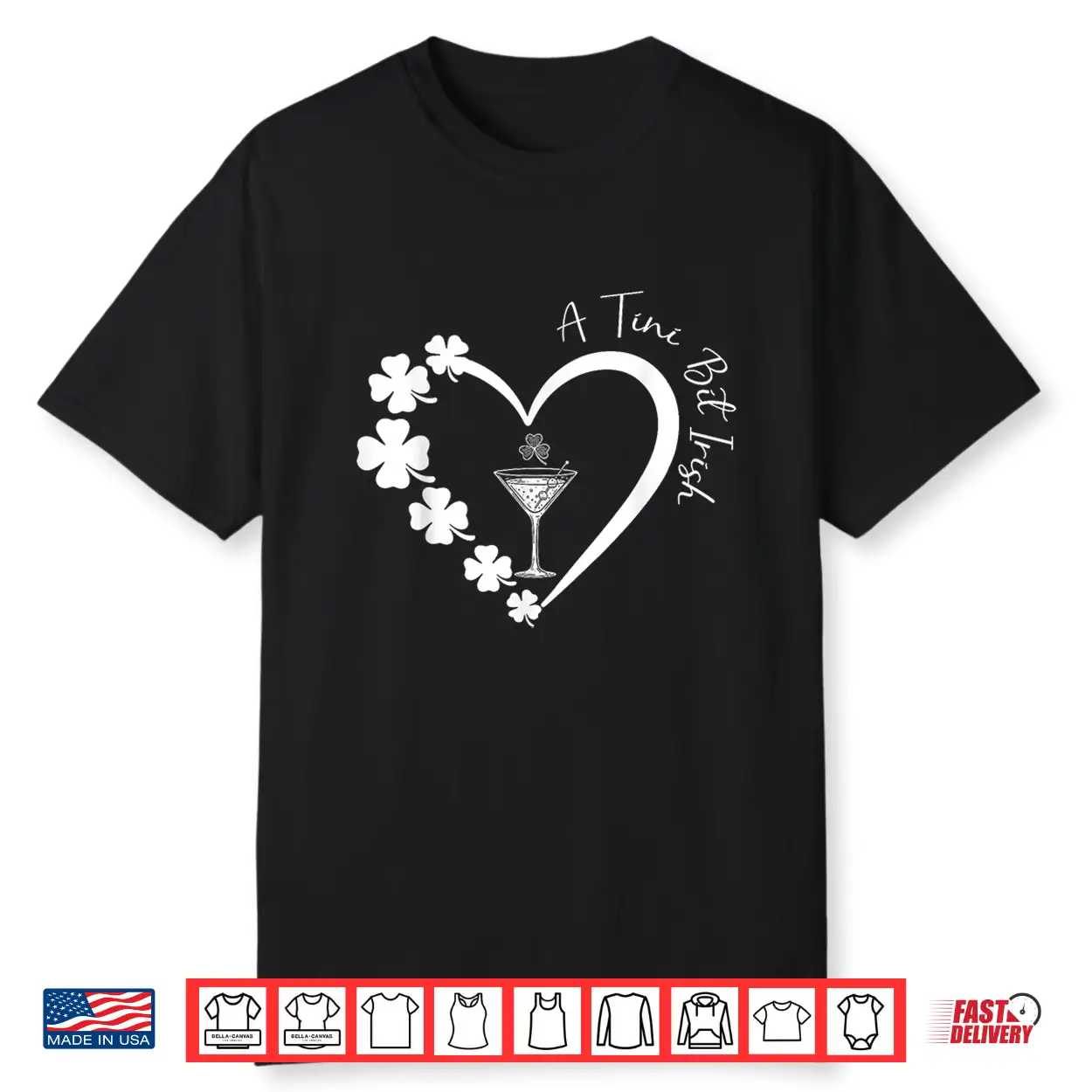 A Tiny Bit Irish Lucky Irish Girls Cocktail St Patricks Day Shirt A Tiny Bit Irish Lucky Irish Girls Cocktail St Patricks Day Shirt