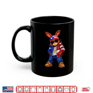Mug Cool Bunny Puerto Rican Flag Gift For Men Women Kid Boy Girl Shirt 1