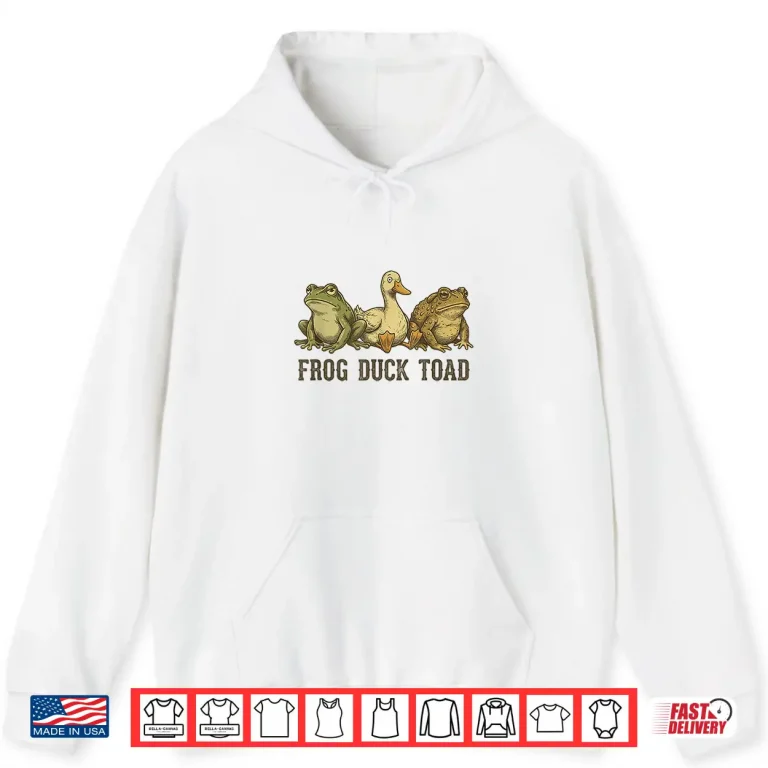 Hoodie Frog Duck Toad Shirt 1