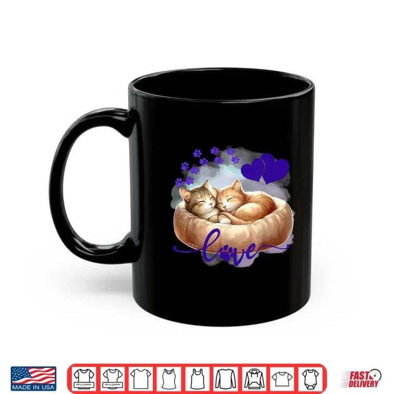 Mug Cute Cat Love And Friendship ValentineS Day Sweethearts Shirt 1