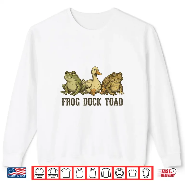 Sweatshirt Frog Duck Toad Shirt 1