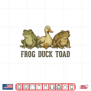 Frog Duck Toad Shirt 4 Design Frog Duck Toad Shirt 1