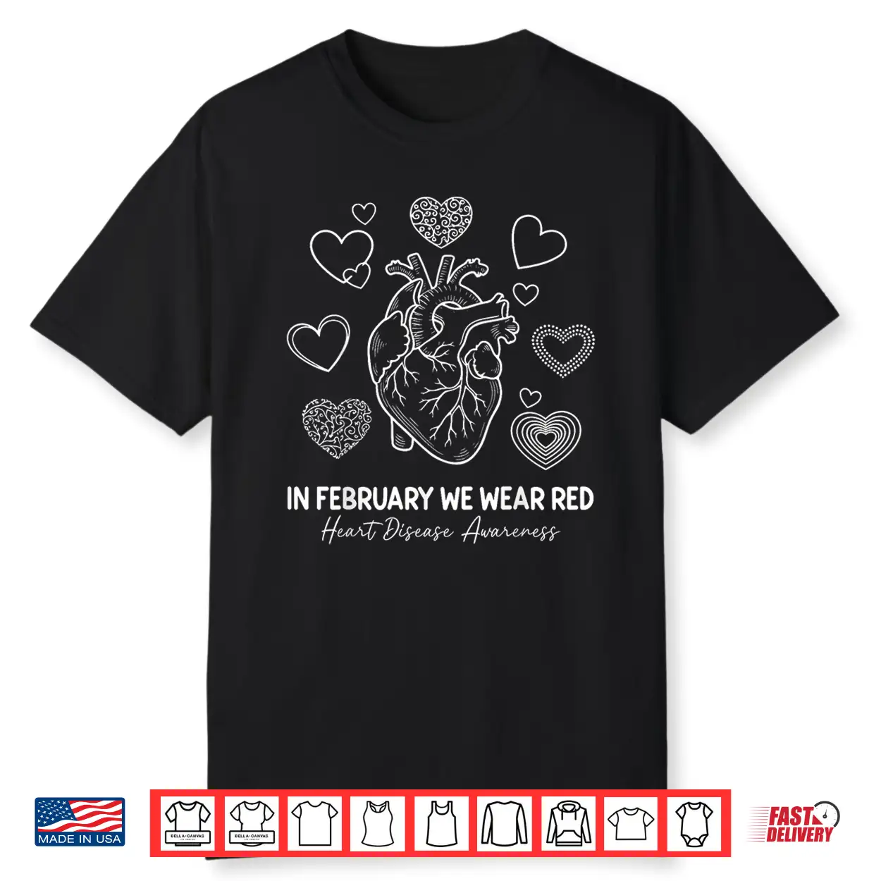 In February We Wear Red Chd Heart Disease Awareness Women Shirt In February We Wear Red Chd Heart Disease Awareness Women Shirt