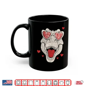 Mug Kids I Steal Hearts Trex Dino Boy Valentines Toddler Kids Shirt 1