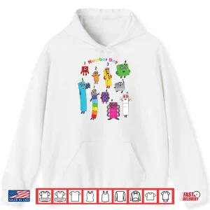 Hoodie Numberblock Number Day Funny Happy Numbers Shirt 1