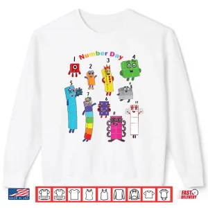 Sweatshirt Numberblock Number Day Funny Happy Numbers Shirt 1