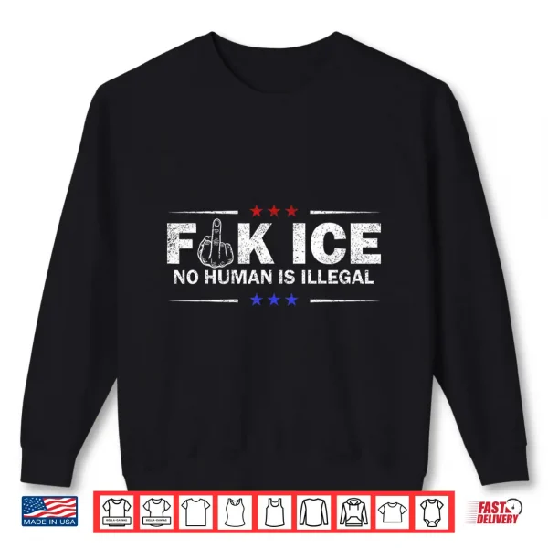 Sweatshirt Retro Vintage F Ice Distressed Men Women Shirt 1