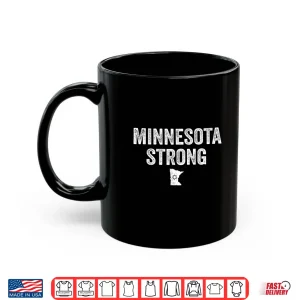 Mug Retro Vintage Minnesota Strong With Map Flag Shirt 1