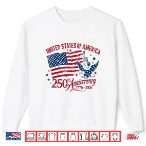Sweatshirt United States Of America 250Th Anniversary 1776 2026 Women Shirt 1
