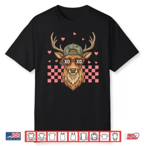 Xoxo Valentine Buck Camo Deer Retro Hunting Boys Men Boy Shirt