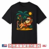 Christmas In July Palm Tree Santa Summer Hawaii Beach Xmas Shirt
