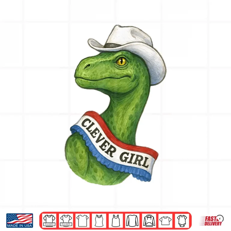 Design Dinosaur Sash Clever Girl Country Cowgirl Texas Concert Shirt