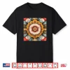 Mongolian Style Floral Mandala Shirt