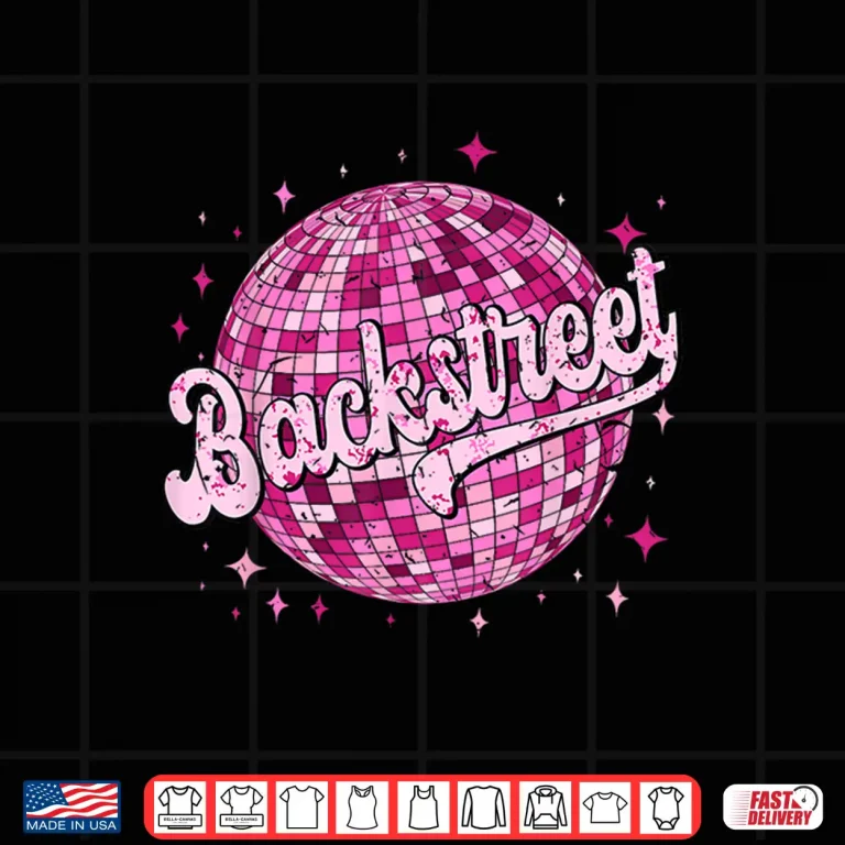 Design Retro Backstreet First Name I Love Backstreet 80s Vintage Shirt