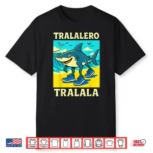 Tralalero Tralala Shark Meme Funny Italian Brainrot Shirt
