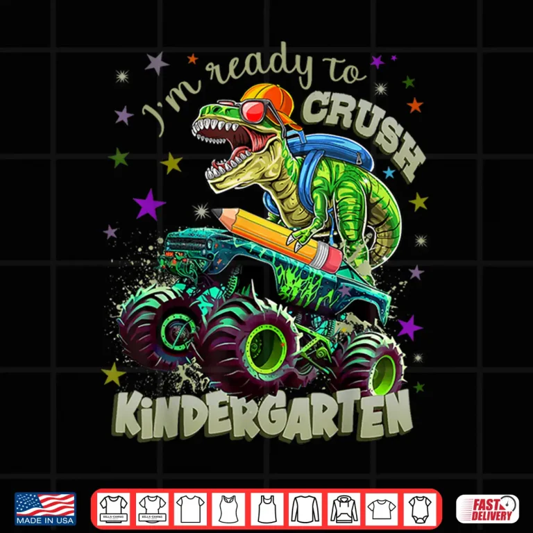 Design Kindergarten Boys Dinosaur Im Ready To Crush Kindergarten Shirt