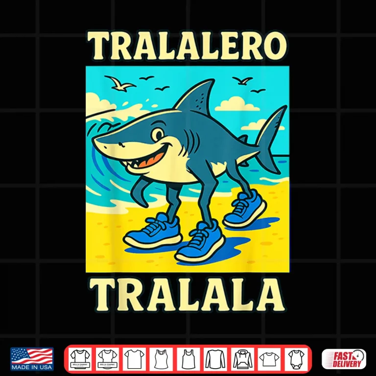 Design Tralalero Tralala Shark Meme Funny Italian Brainrot Shirt