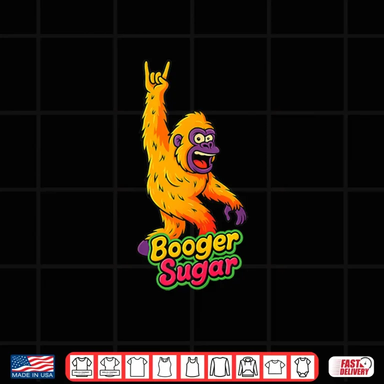 Design Booger Sugar Nose Beers Sasquatch Yeti Nose Nachos Funny Shirt