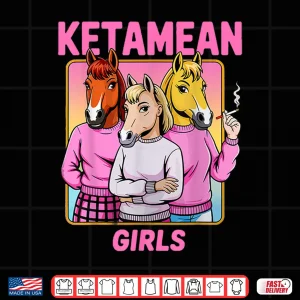 Design Ketamine Horse Emergency Adult Humor Shirt