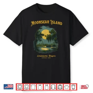 Moonscar Island Retro Halloween Zombie Island Shirt