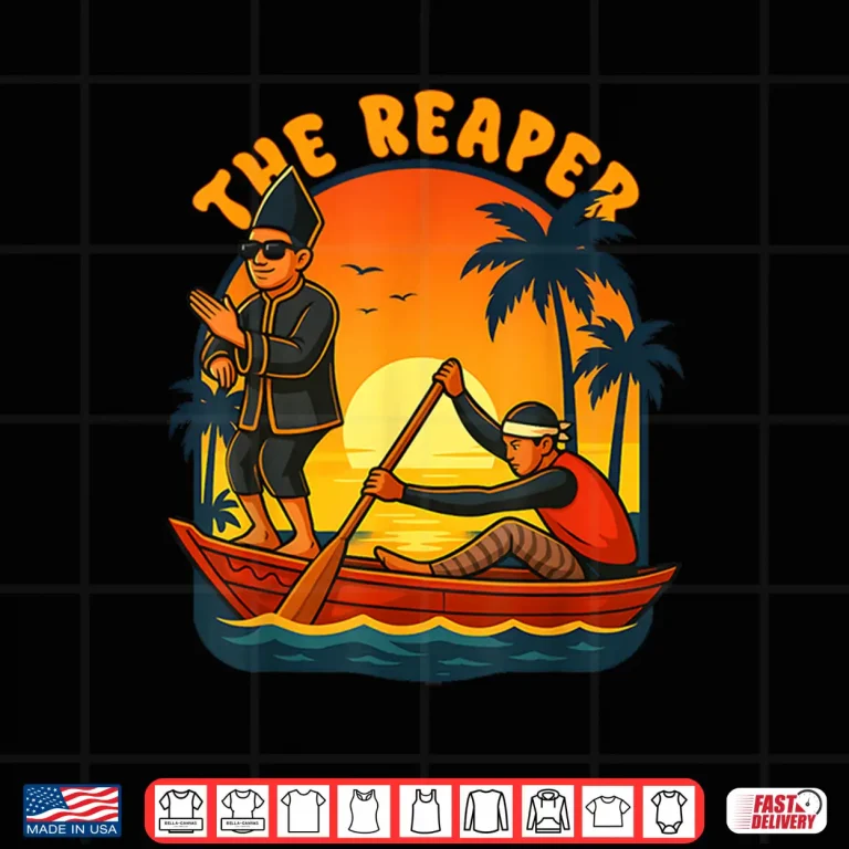 Design Indonesian Boat Racing Kid Viral Reaper Aura Farming Pacu Shirt