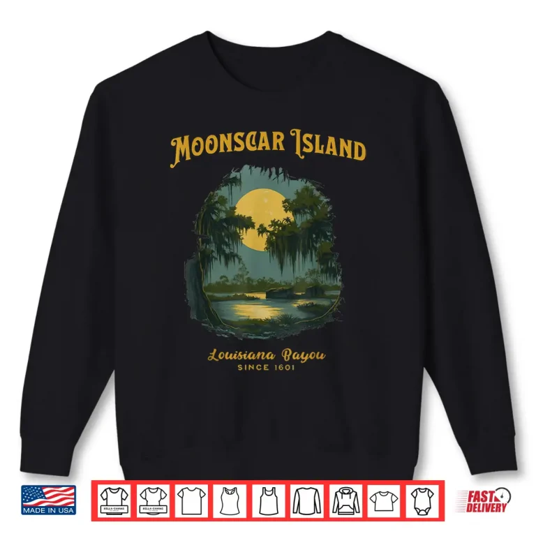 Sweatshirt Moonscar Island Retro Halloween Zombie Island Shirt