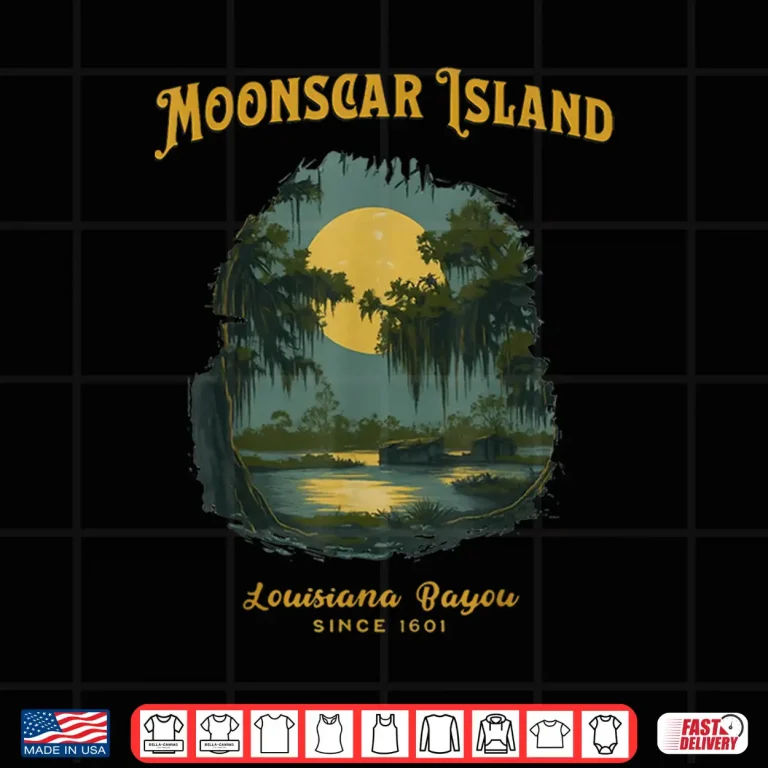 Design Moonscar Island Retro Halloween Zombie Island Shirt