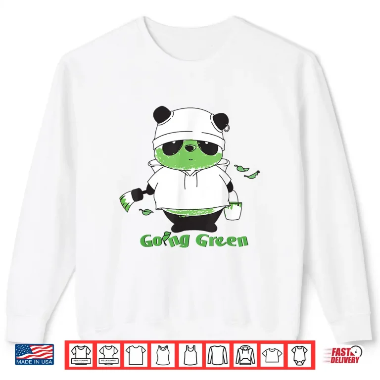 Sweatshirt Going Green Panda Shirt