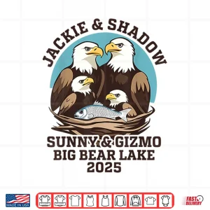 Design Jackie And Shadow Sunny And Gizmo Big Bear Lake 2025 Shirt