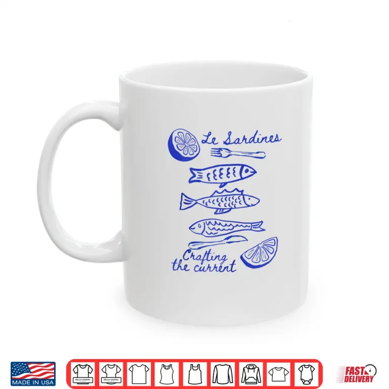 Mug Les Sardines Crafting The Currents Sardine Graphic Shirt