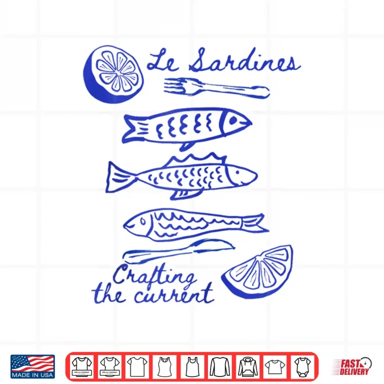 Design Les Sardines Crafting The Currents Sardine Graphic Shirt